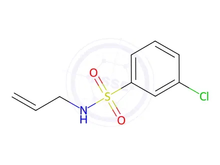 Chemical structure of N-Allyl-3-chlorobenzenesulfonamide