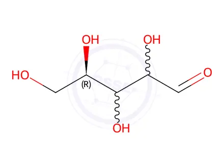 Chemical structure of DL-XYLOSE