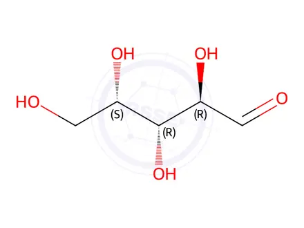 Chemical structure of L-Lyxose