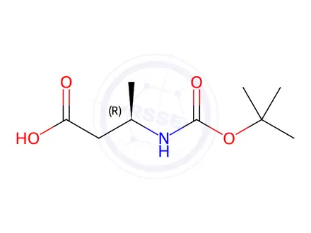 Chemical structure of (R)-N-Boc-3-aminobutyric Acid