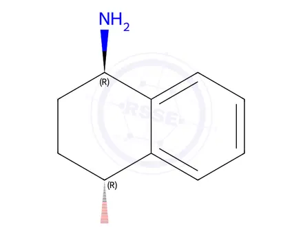 Chemical structure of rel-(1R,4R)-4-Amino-1,2,3,4-tetrahydronaphthalen-1-ol