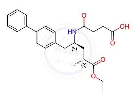 Chemical structure of Sacubitril