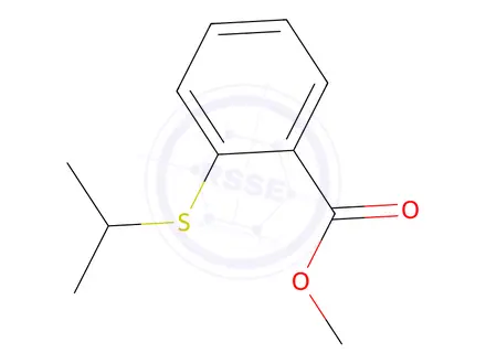 Chemical structure of Methyl 2-(isopropylsulfanyl)benzoate