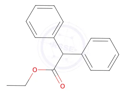 Chemical structure of Ethyl diphenylacetate