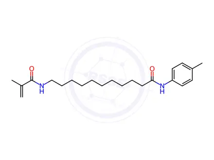 Chemical structure of N-(4-Methylphenyl)-11-(2-methylprop-2-enamido)undecanamide