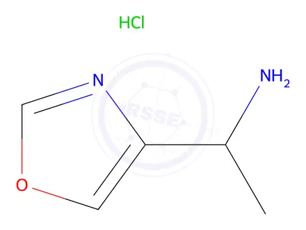 Chemical structure of 1-(Oxazol-4-yl)ethan-1-amine hydrochloride