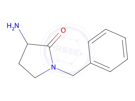 Chemical structure of 3-amino-1-benzylpyrrolidin-2-one