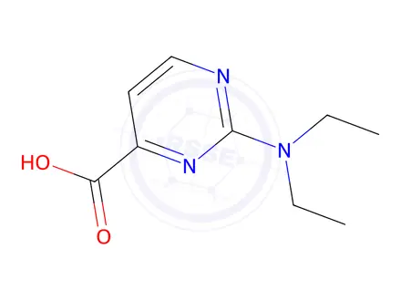 Chemical structure of 2-(Diethylamino)pyrimidine-4-carboxylic Acid