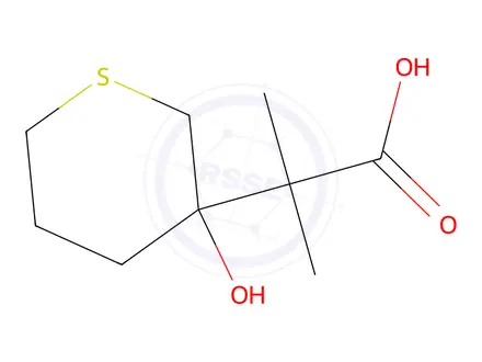 Chemical structure of 2-(3-Hydroxytetrahydro-2h-thiopyran-3-yl)-2-methylpropanoic acid