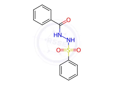 Chemical structure of N'-benzoylbenzenesulfonohydrazide