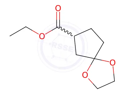 Chemical structure of ETHYL 1,4-DIOXASPIRO[4.4]NONANE-8-CARBOXYLATE