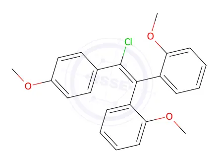 Chemical structure of Chlorotrianisene Impurity 18