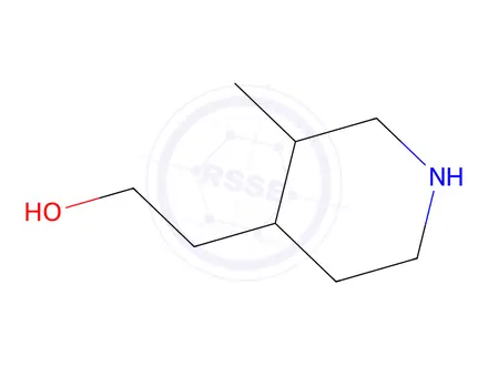 Chemical structure of 2-(3-Methylpiperidin-4-yl)ethan-1-ol