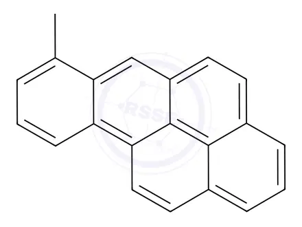Chemical structure of 7-Methylbenz[a]pyrene