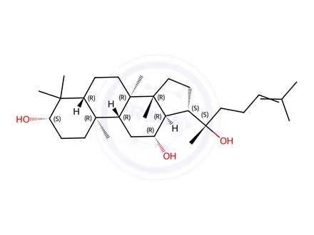 Chemical structure of 20(S)-Protopanaxadiol
