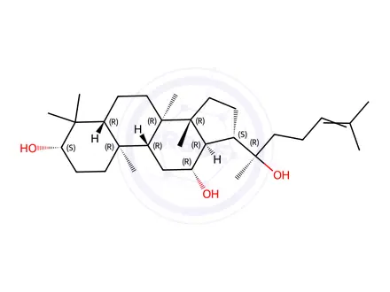 Chemical structure of 20(R)-Protopanaxdiol
