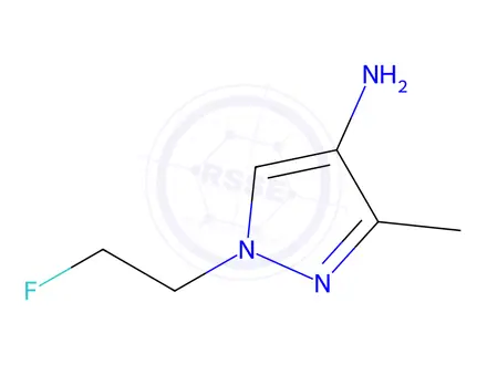 Chemical structure of 1-(2-Fluoroethyl)-3-methyl-1H-pyrazol-4-amine dihydrochloride