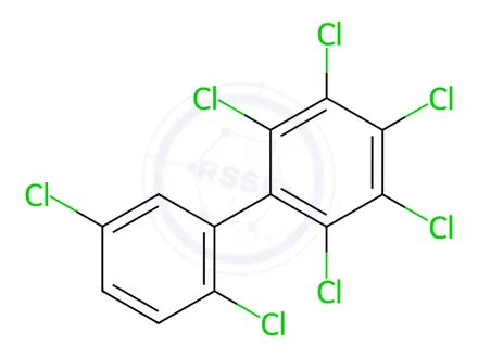 Chemical structure of PCB No. 185