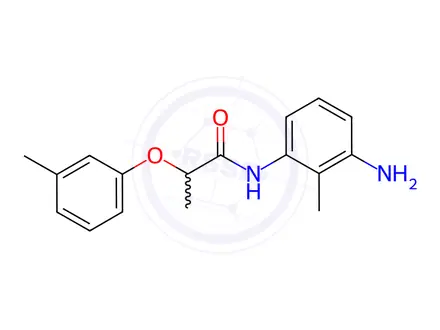 Chemical structure of N-(3-Amino-2-methylphenyl)-2-(3-methylphenoxy)-propanamide
