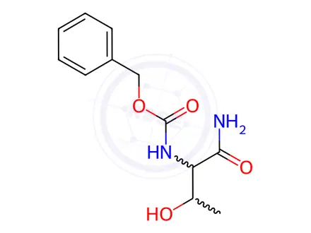 Chemical structure of Z-THR-NH2