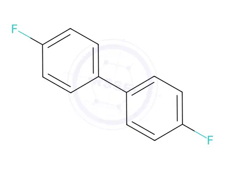Chemical structure of 4,4’-Difluorobiphenyl