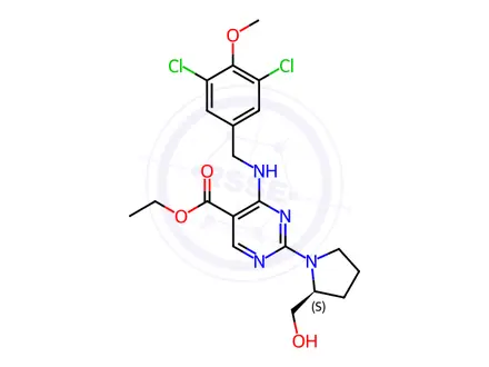 Chemical structure of Avanafil Impurity 256