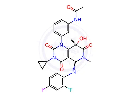 Chemical structure of Trametinib Impurity 1