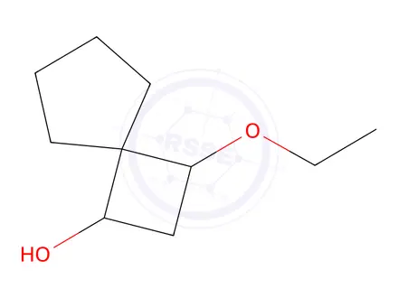 Chemical structure of 3-ethoxyspiro[3.4]octan-1-ol