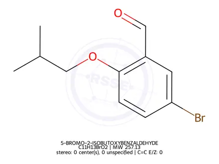 Chemical structure of 5-BROMO-2-ISOBUTOXYBENZALDEHYDE