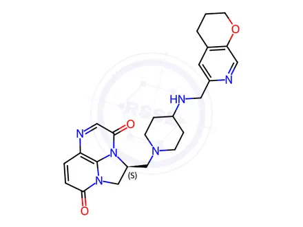 Chemical structure of Gepotidacin(S Isomer)