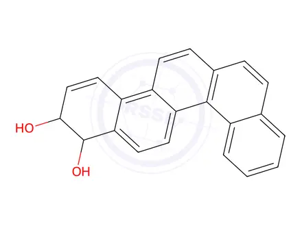 Chemical structure of BENZO[C]CHRYSENE-TRANS-9,10-DIHYDRODIOL