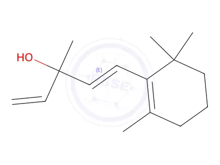 Chemical structure of Ethylene-β-ionol