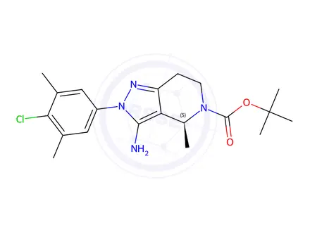 Chemical structure of Orforglipron Impurity 327