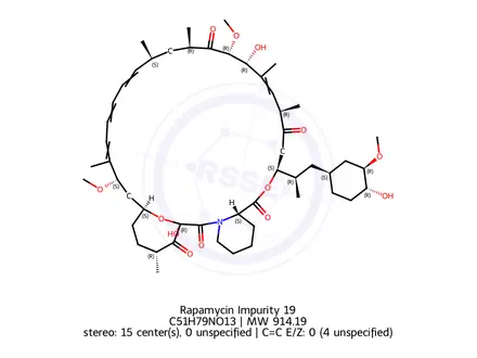 Chemical structure of Rapamycin Impurity 105