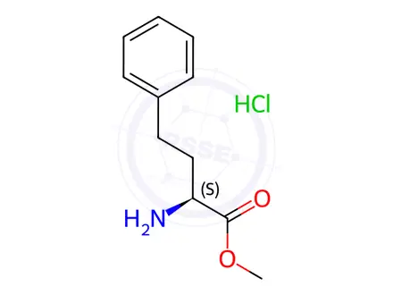 Chemical structure of (2S)-2-Amino-benzenebutanoic Acid Methyl Ester Hydrochloride