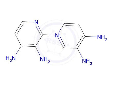 Chemical structure of 3,4-diamino-1-(3,4-diaminopyridin-2-yl)pyridinium