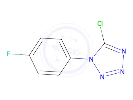 Chemical structure of 5-Chloro-1-(4-fluorophenyl)-1H-tetrazole