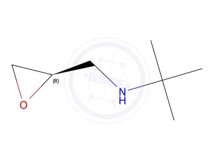 Chemical structure of (2R)-N-(1,1-Dimethylethyl)-2-Oxiranemethanamine