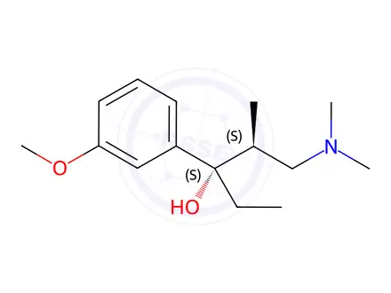 Chemical structure of (2S,3S)-1-Dimethylamino-3-(3-methoxyphenyl)-2-methyl-pentan-3-ol