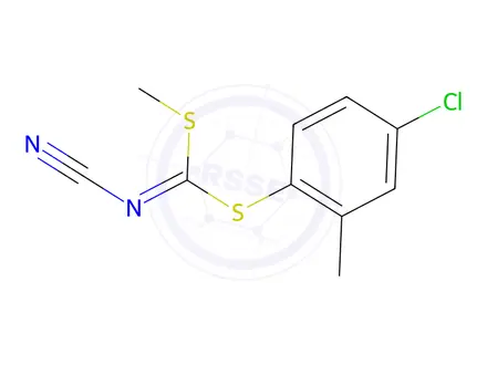 Chemical structure of (4-CHLORO-2-METHYLPHENYL) METHYL CYANOCARBONIMIDODITHIOATE