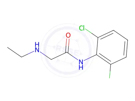Chemical structure of N-(2,6-Dichlorophenyl)-2-(ethylamino)acetamide