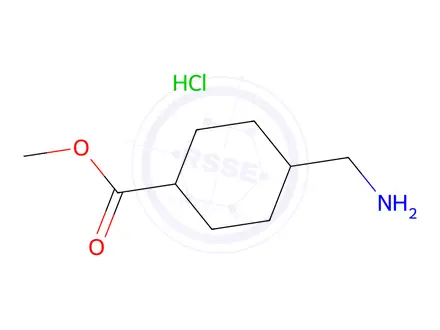 Chemical structure of Methyl trans-4-(Aminomethyl)cyclohexanecarboxylate Hydrochloride