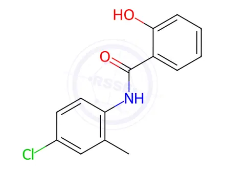 Chemical structure of N-(4-Chloro-2-methylphenyl)-2-hydroxybenzamide