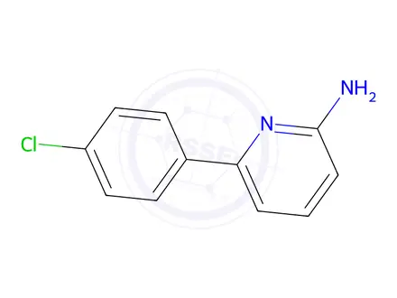 Chemical structure of 6-(4-Chlorophenyl)pyridin-2-amine