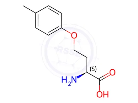 Chemical structure of O-(4-Methylphenyl)-L-homoserine