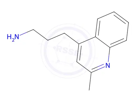 Chemical structure of 3-(2-Methylquinolin-4-yl)propan-1-amine
