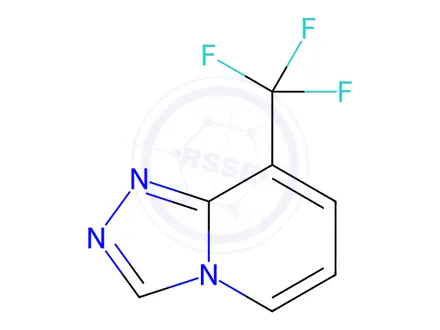 Chemical structure of 8-(trifluoromethyl)-[1,2,4]triazolo[4,3-a]pyridine