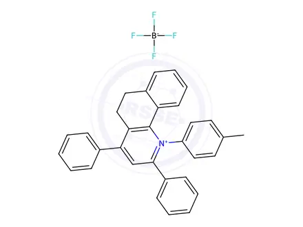 Chemical structure of 2,4-Diphenyl-1-(p-tolyl)-5,6-dihydrobenzo[h]quinolin-1-ium tetrafluoroborate