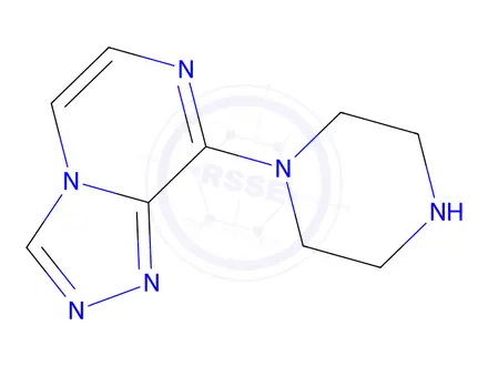 Chemical structure of 8-(Piperazin-1-yl)-[1,2,4]triazolo[4,3-a]pyrazine