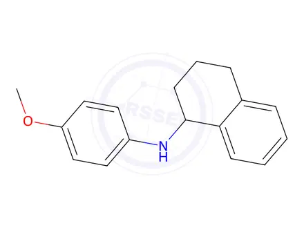 Chemical structure of N-(4-Methoxyphenyl)-1,2,3,4-tetrahydronaphthalen-1-amine